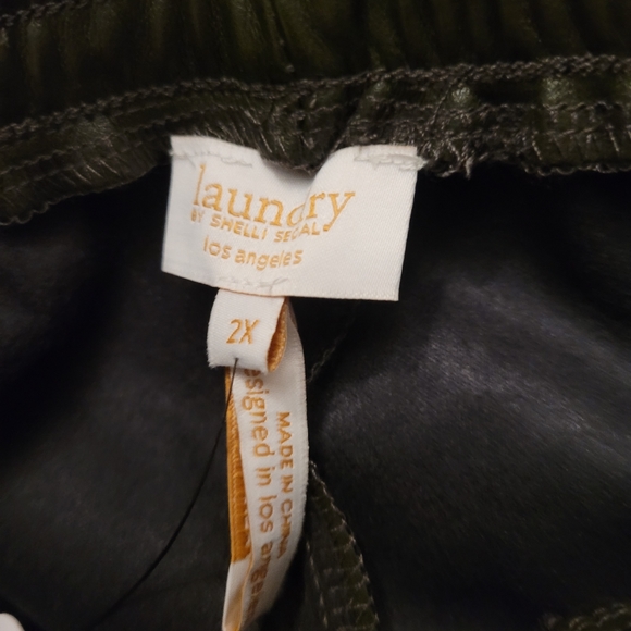 NWT Laundry Faux Leather Pants - Picture 7 of 8